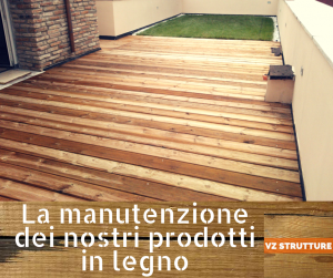 La manutenzione dei prodotti in legno